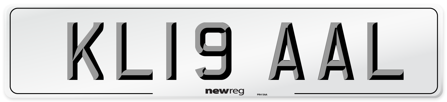 KL19 AAL Number Plate from New Reg